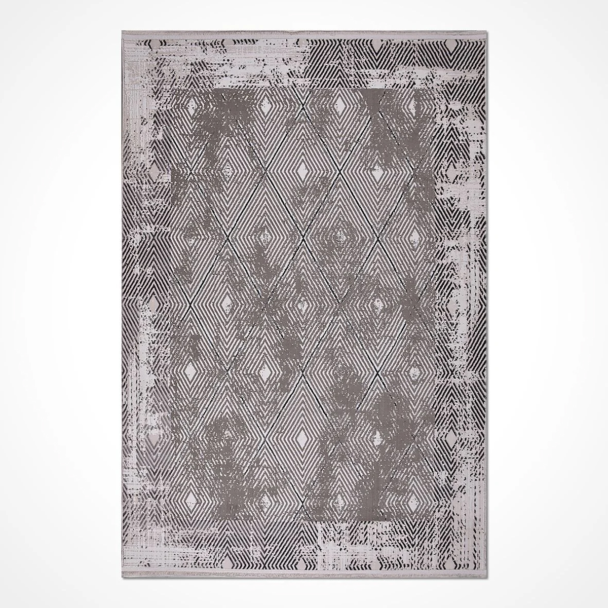 Crea Halı Pınar 9452GG Krem 6 mm Polipropilen Toz Tutmaz Yıkanabilir İnce Dikdörtgen Makine Dokuma Salon Halısı 120x500 cm