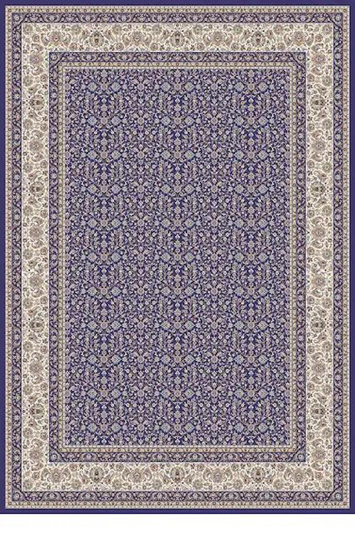 Kreasyon Halı IS006 Krem Viskon Yıkanabilir Kalın Pamuk Taban Dikdörtgen Makine Dokuma Salon Halısı 160x230 cm