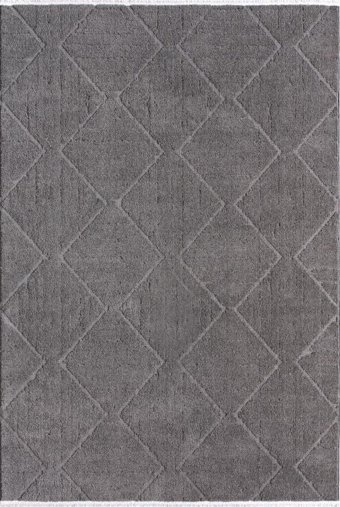 Kreasyon Halı Jolly JL03 Krem 10 mm Polyester Yıkanabilir Kaymaz Taban Dikdörtgen Makine Dokuma Salon Halısı 160x230 cm