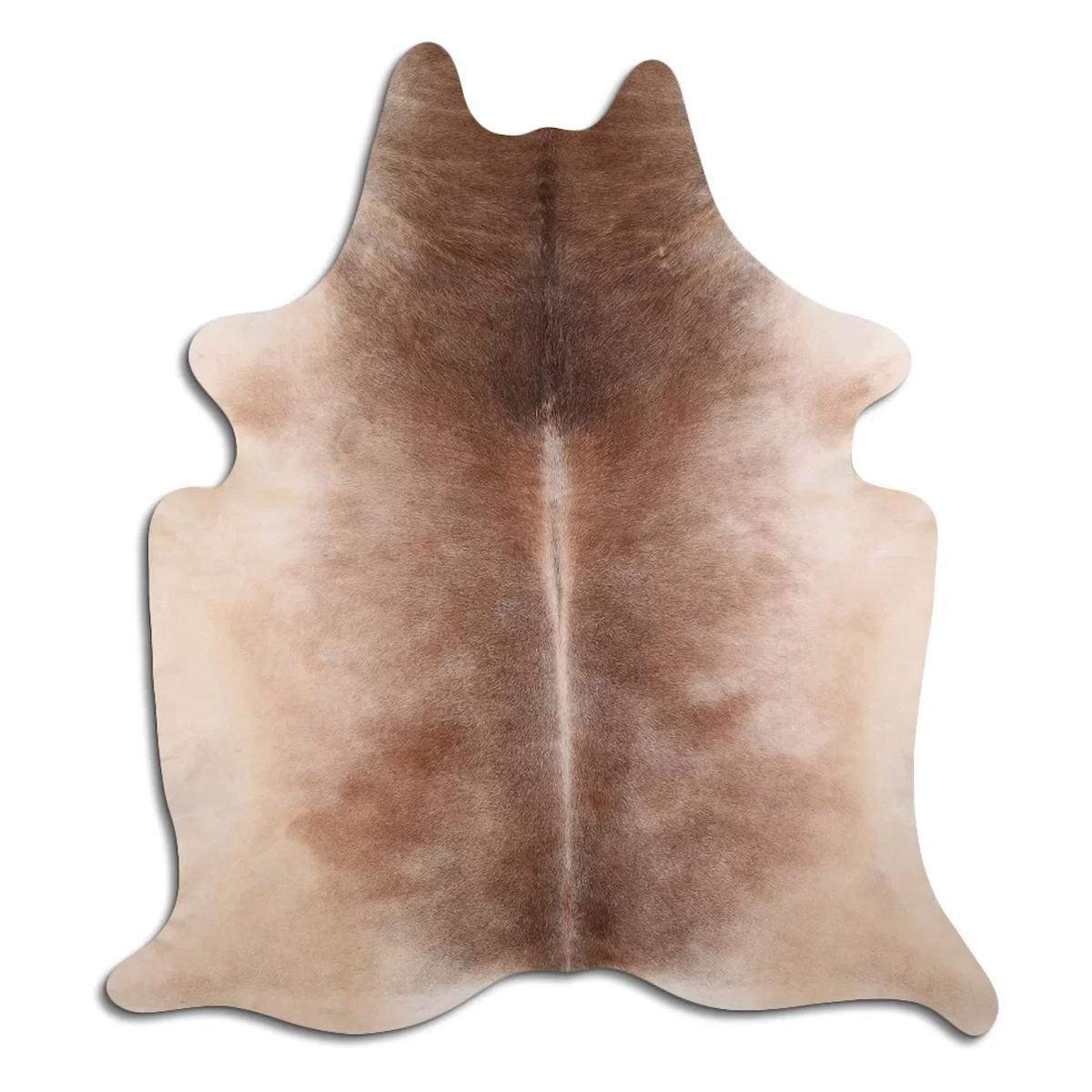 Fiesta Leather Art 102586 Çok Renkli 51 mm Deri Toz Tutmaz Yıkanabilir İnce Kaymaz Deri Taban Oval Makine Dokuma Salon Halısı 140x160 cm