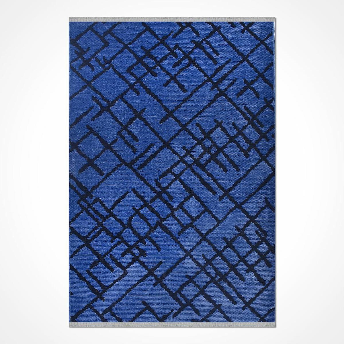 Crea Halı Rain 7327S Krem 7 mm Pamuk-Polyester Toz Tutmaz Yıkanabilir İnce Dikdörtgen Makine Dokuma Salon Halısı 80x200 cm