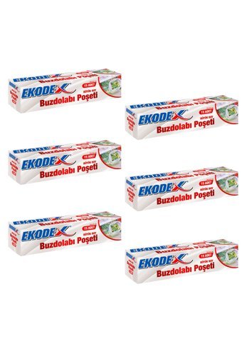Ekodex Büyük Buz Dolabı Poşeti 6x15 Adet