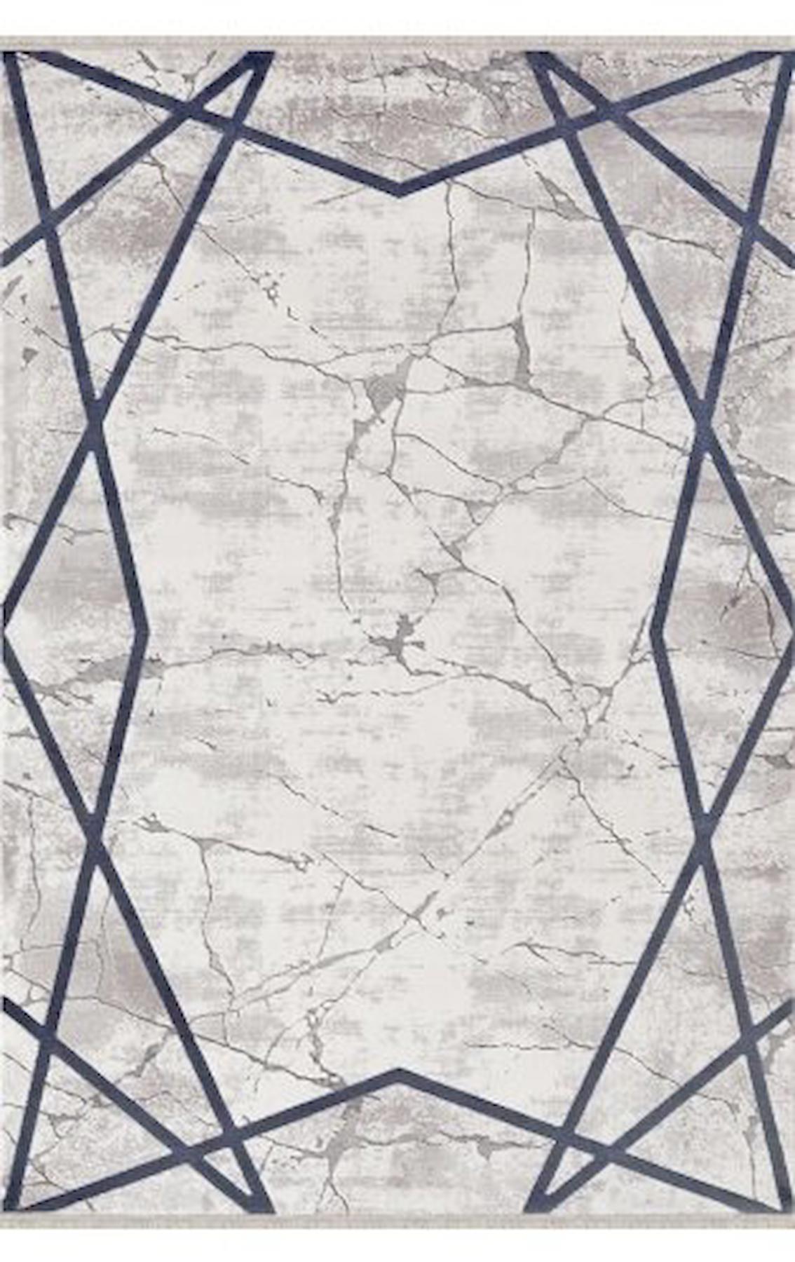 Merinos Therapy 33261 Krem 12 mm Viskon Yumuşak Yıkanabilir kalın Kaymaz Dikdörtgen Makine Dokuma Salon Halısı 100x300 cm