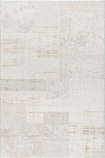 Sanat Halı Hera 3599 Çok Renkli 7 mm Pamuk Antibakteriyel Yıkanabilir Kalın Kaymaz Lateks Taban Dikdörtgen Makine Dokuma Salon Halısı 100x300 cm