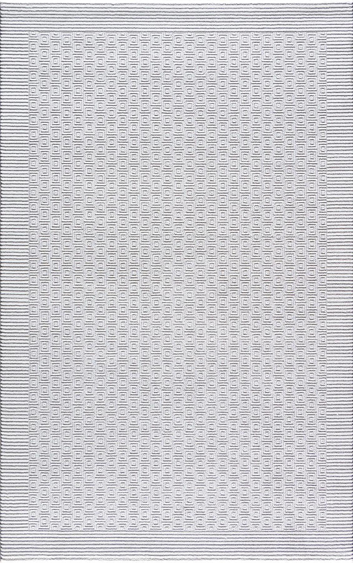 Padişah Vera 61419 Krem 9 mm Polyester Toz Tutmaz Yıkanabilir İnce Kaymaz Dikdörtgen Makine Dokuma Salon Halısı 80x150 cm