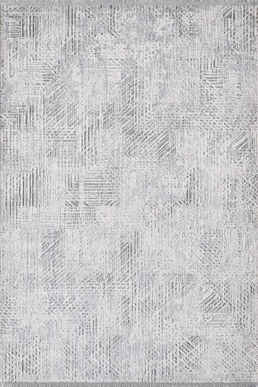 Atlas Halı Etna XQ04D Çok Renkli 8 mm Akrilik Yıkanabilir İnce Kaymaz Jüt Taban Dikdörtgen Makine Dokuma Salon Halısı 40x60 cm