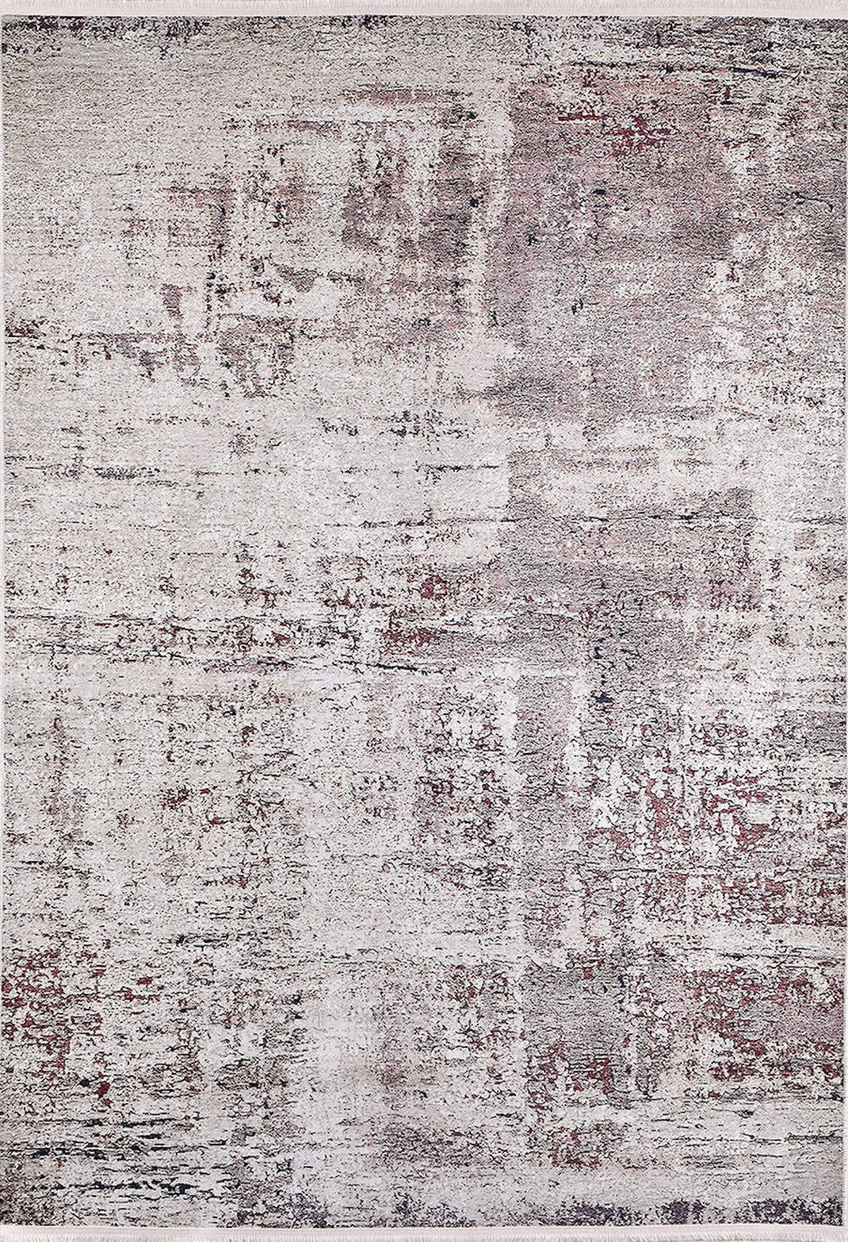 Halı Atölyesi Krem 5 mm Pamuk Hipoalerjenik Yıkanabilir İnce Kaymaz Taban Dikdörtgen Makine Dokuma Salon Halısı 160x230 cm