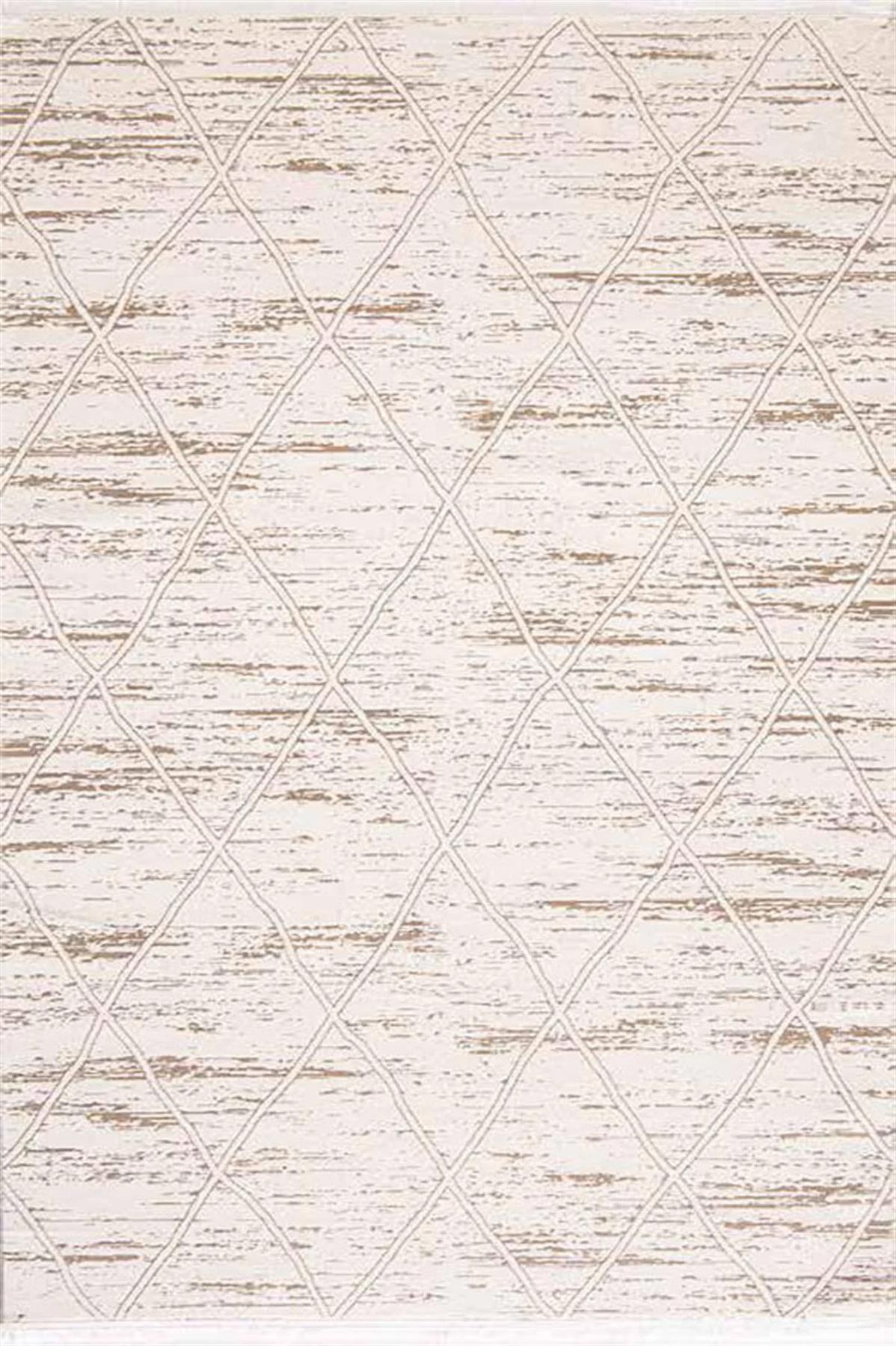 Enti Halı Lizbon 4508 Vizon 11 mm Akrilik Silinebilir Yıkanabilir Orta Dikdörtgen Makine Dokuma Salon Halısı 180x180 cm