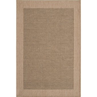 Hoom Rugs Beirut 9102 Antrasit - Bej 6 mm Polipropilen Antialerjenik İnce Kaymaz Jüt Taban Dikdörtgen Makine Dokuma Salon Halısı 200x290 cm