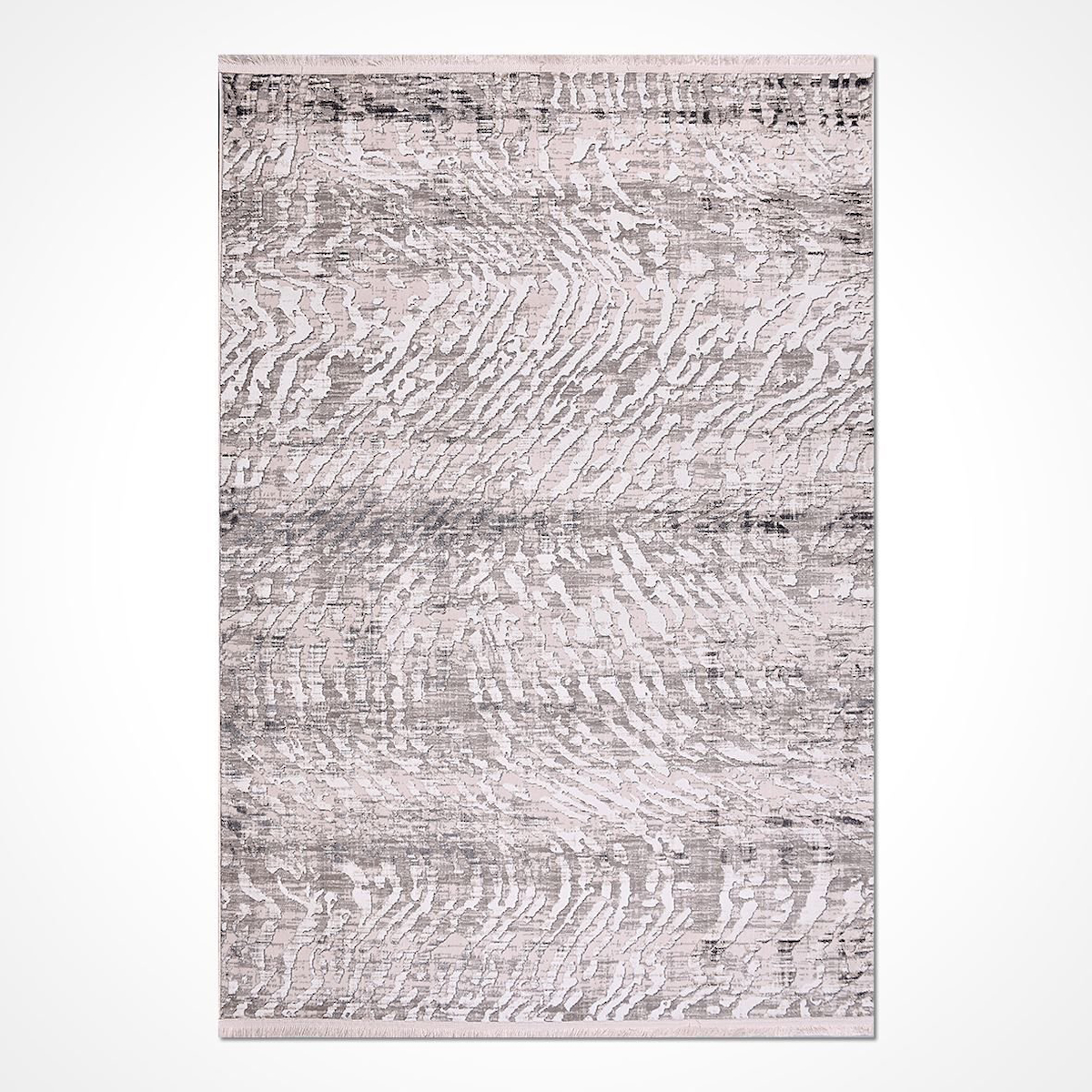Crea Halı Pınar 9463BG Krem 6 mm Polipropilen Toz Tutmaz Yıkanabilir İnce Soyut Temalı Dikdörtgen Makine Dokuma Salon Halısı 180x280 cm
