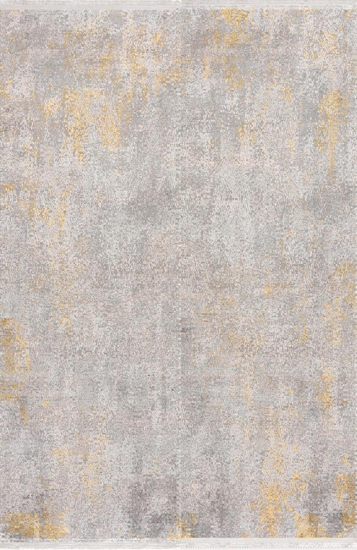 Sanat Halı Doku 1083 Çok Renkli 8 mm Viskon Antibakteriyel Yıkanabilir Kalın Kaymaz Lateks Taban Dikdörtgen Makine Dokuma Salon Halısı 120x400 cm