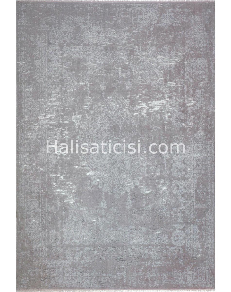 Gümüşsuyu Deco Diamond 11790 Gri 4 mm Polyester Toz Tutmaz Yıkanabilir İnce Kaymaz Dikdörtgen Makine Dokuma Salon Halısı 120x180 cm