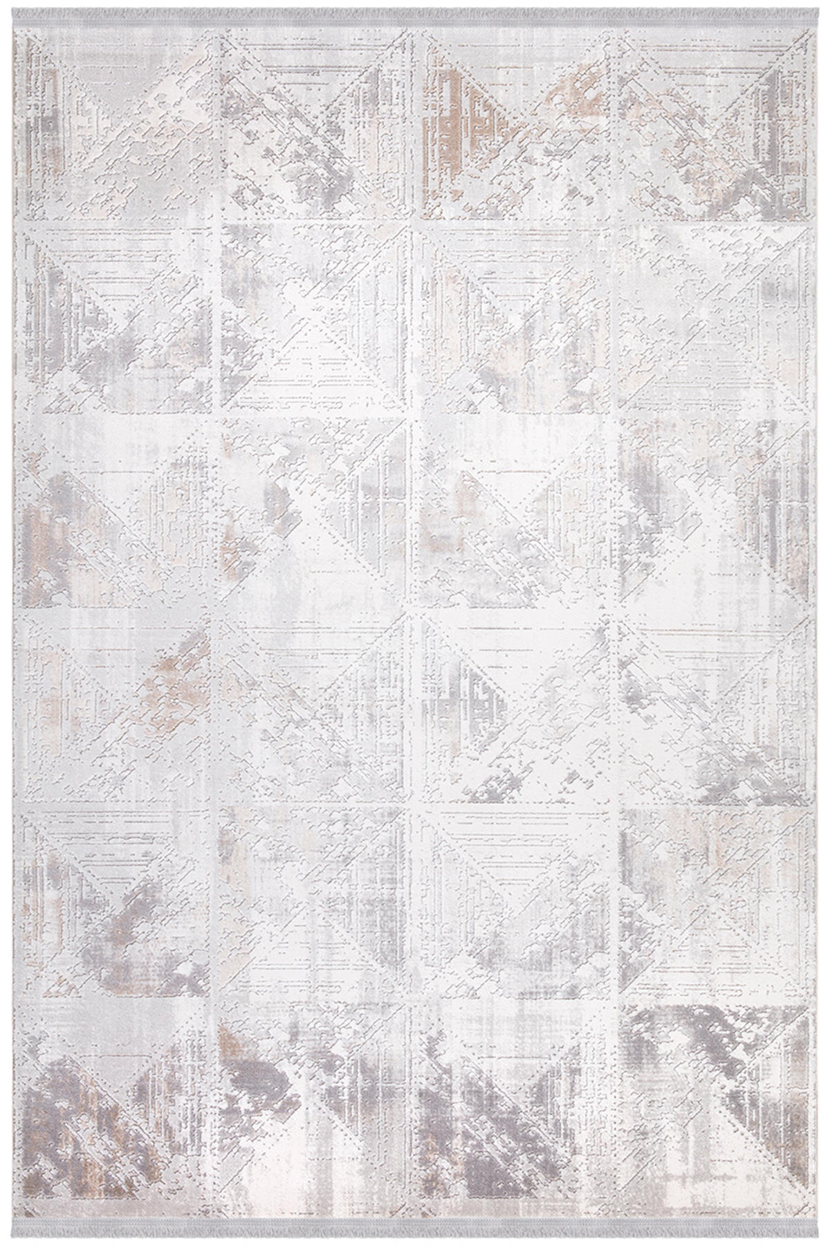 İpek Home Vales 7814A Krem 8 mm Akrilik Yıkanabilir Orta Kaymaz Pamuk Taban Dikdörtgen Makine Dokuma Antre-Çocuk Odası-Salon-Yatak Odası Halısı 120x180 cm