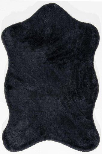 Enti Halı Rabbit 7404 Antrasit 15 mm Polyester Yıkanabilir Kalın Dikdörtgen Makine Dokuma Antre-Salon Halısı 200x300 cm