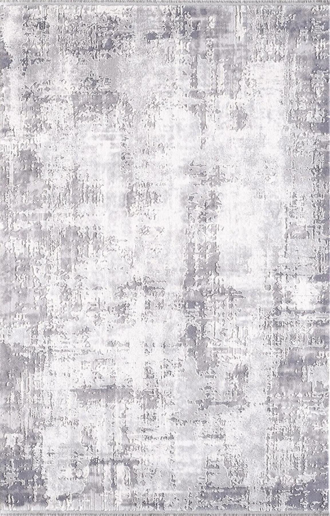 Artemis Halı Artex 6402A Gri Akrilik Yıkanabilir İnce Kaymaz Jüt Taban Dikdörtgen Makine Dokuma Salon Halısı 200x290 cm