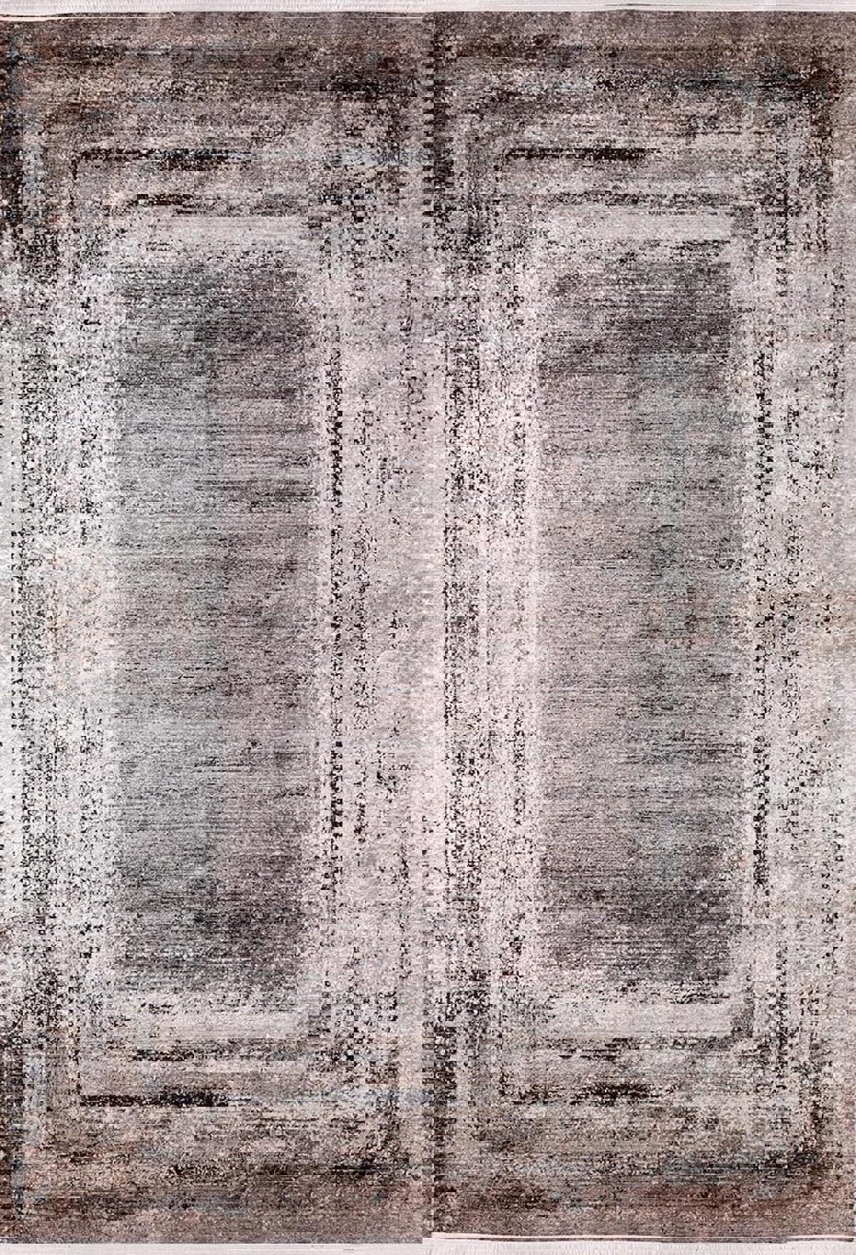 Halı Atölyesi HA141 Kahverengi 5 mm Pamuk Antibakteriyel Yıkanabilir İnce Kaymaz Taban Dikdörtgen Makine Dokuma Salon Halısı 100x200 cm