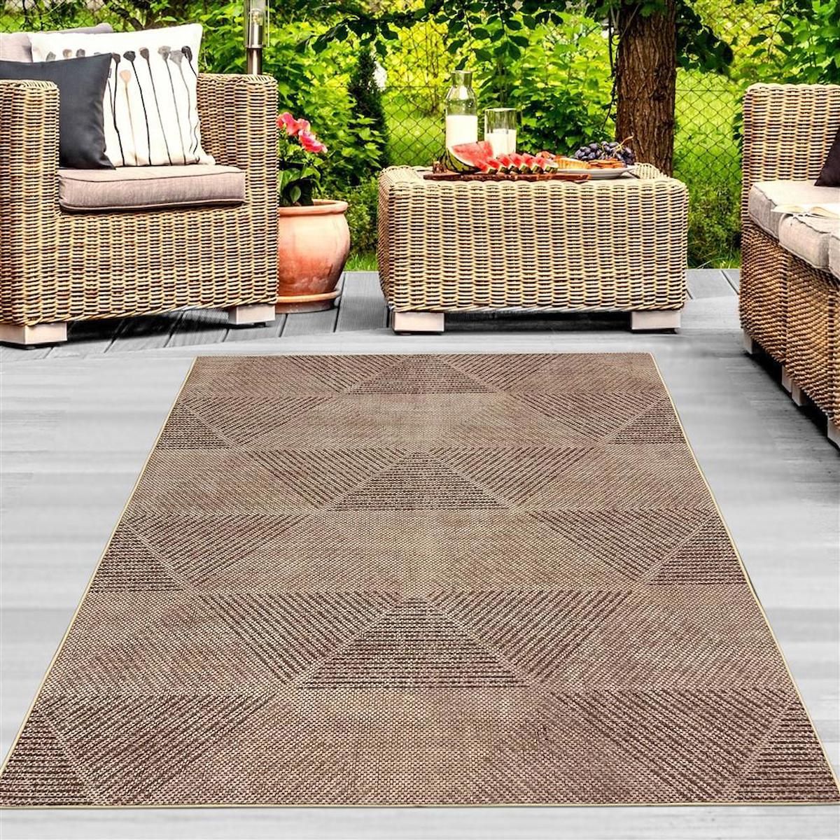Carpettex Bej 8 mm Antibakteriyel-Antistatik-Toz Tutmaz Yıkanabilir Orta Kaymaz Dikdörtgen Makine Dokuma Ofis-Oturma Odası-Salon-Yatak Odası Halısı 80x300 cm