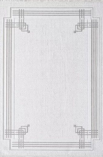 Atlas Halı Mondeo Çok Renkli 6 mm Viskon Yıkanabilir İnce Kaymaz Jüt Taban Dikdörtgen Makine Dokuma Salon Halısı 80x300 cm