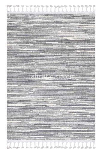 Toprak Halı Utopia 2390 Çok Renkli 17 mm Polyester Yumuşak Yıkanabilir Kalın Dikdörtgen Makine Dokuma Antre-Oturma Odası-Salon-Yatak Odası Halısı 80x300 cm
