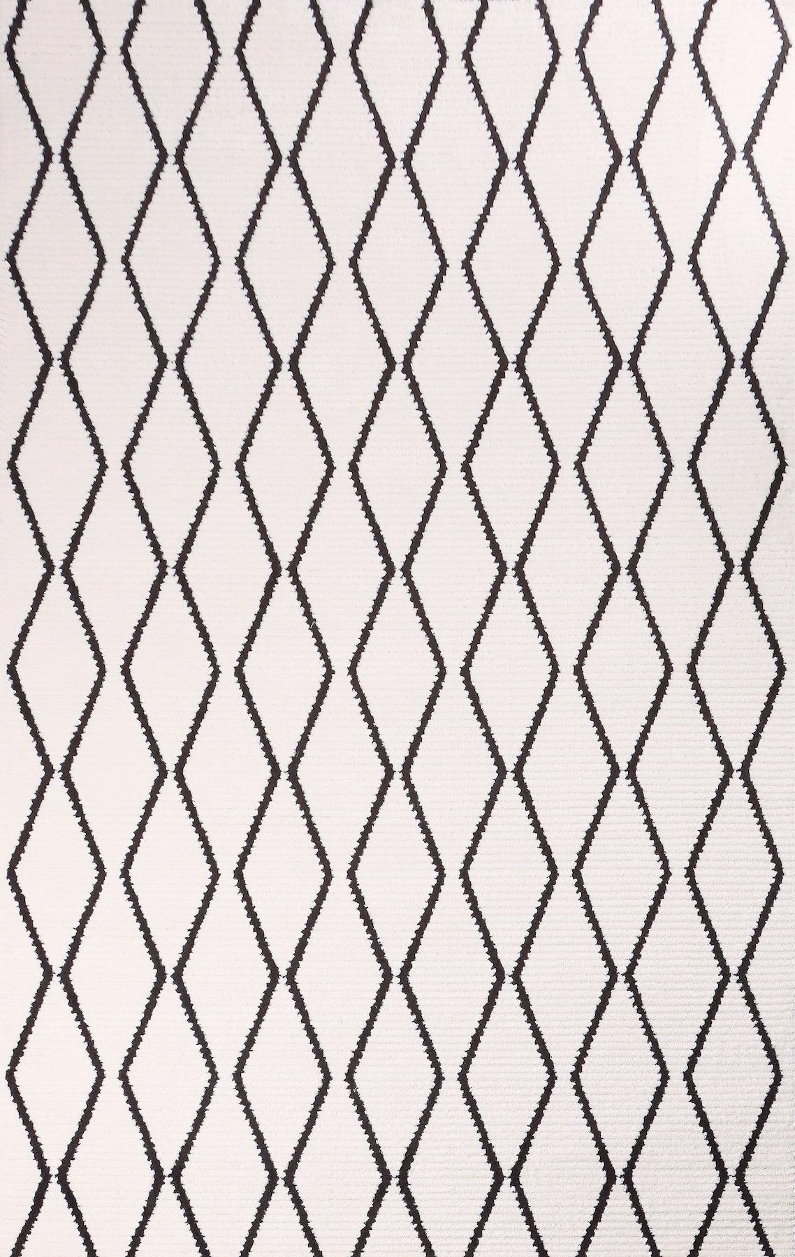 Nexus Uomo 1066A Çok Renkli 8 mm Polyester Yumuşak Yıkanabilir İnce Dikdörtgen Makine Dokuma Salon Halısı 100x180 cm