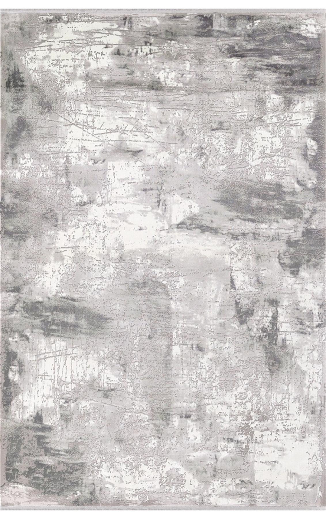 Padişah 31872 Gri 12 mm Akrilik Yumuşak Yıkanabilir İnce Kaymaz Dikdörtgen Makine Dokuma Salon Halısı 200x290 cm