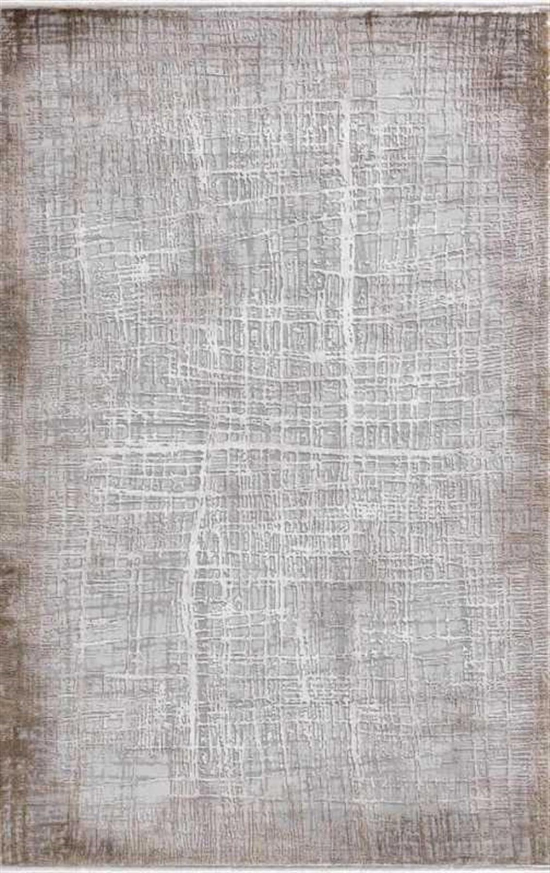Merinos Therapy 19116 Vizon 12 mm Akrilik Yumuşak Yıkanabilir Kalın Kaymaz Dikdörtgen Makine Dokuma Salon Halısı 80x300 cm