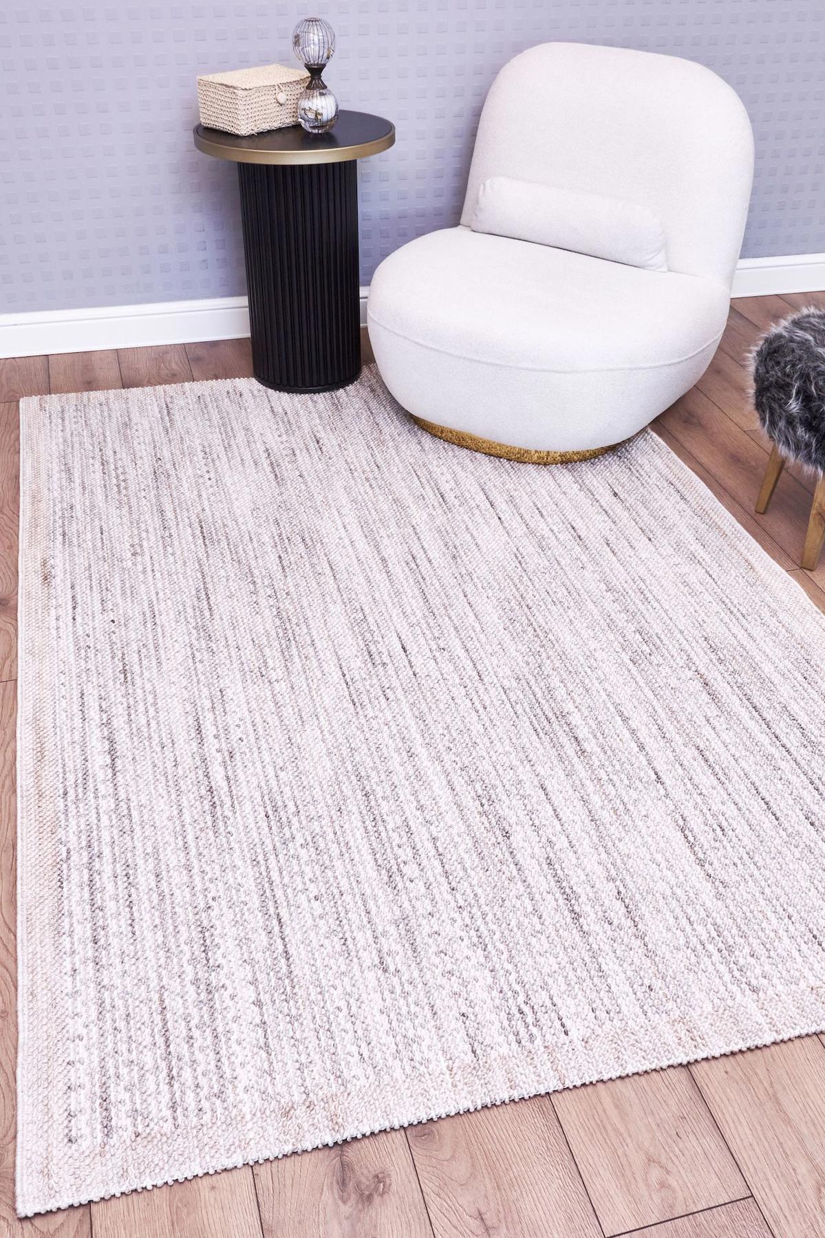 Apex Gala 2221 Çok Renkli Viskon Yıkanabilir İnce Kaymaz Jüt Taban Dikdörtgen Makine Dokuma Salon Halısı 50x80 cm