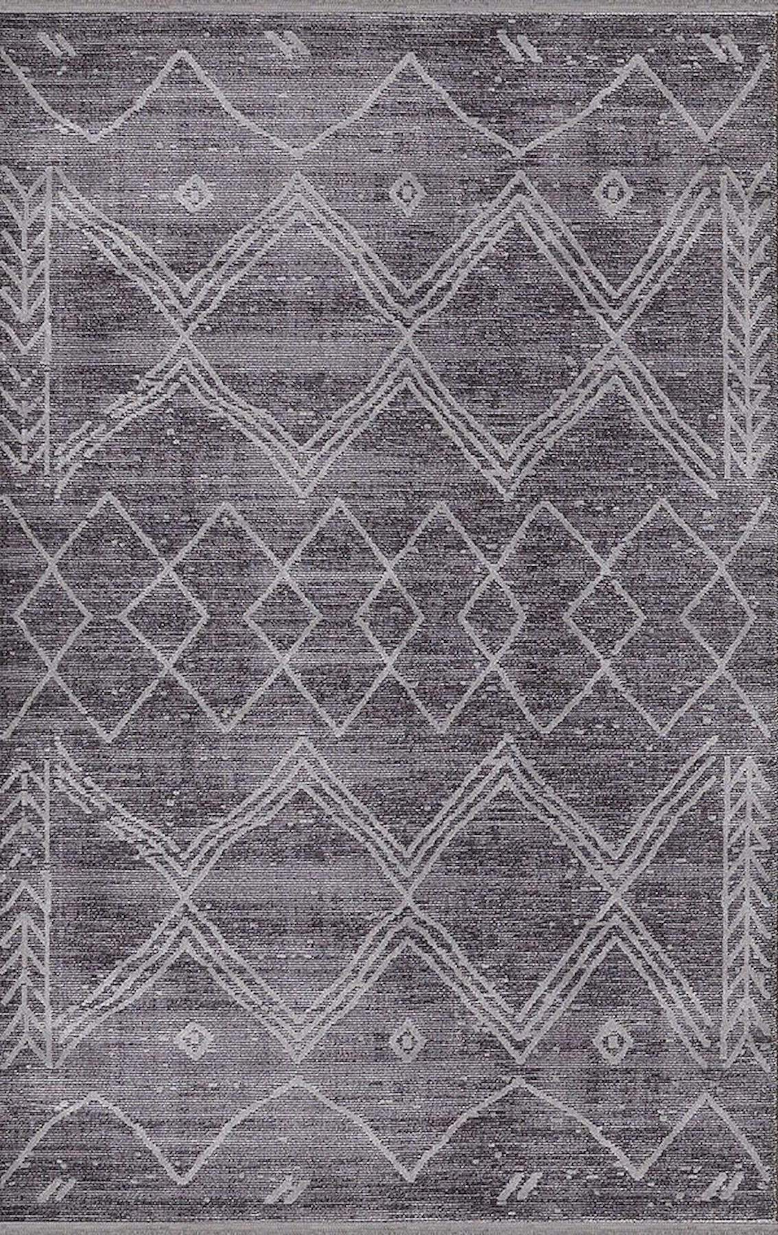 Merinos Therapy 36124 Krem 12 mm Viskon Yumuşak Yıkanabilir kalın Kaymaz Dikdörtgen Makine Dokuma Salon Halısı 100x300 cm