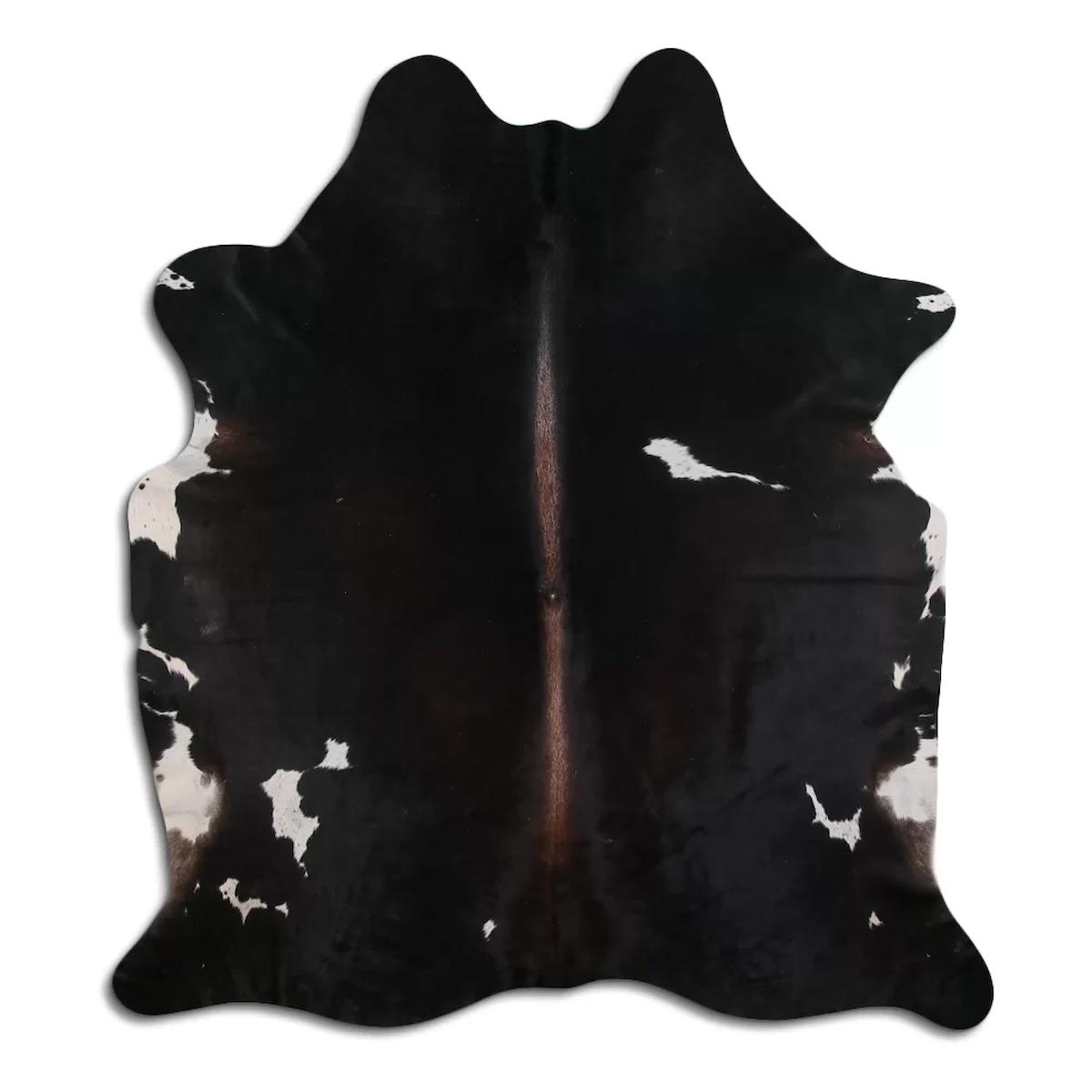 Fiesta Leather Art 104019 Krem 51 mm Deri Toz Tutmaz Yıkanabilir İnce Kaymaz Deri Taban Oval Makine Dokuma Salon Halısı 140x200 cm