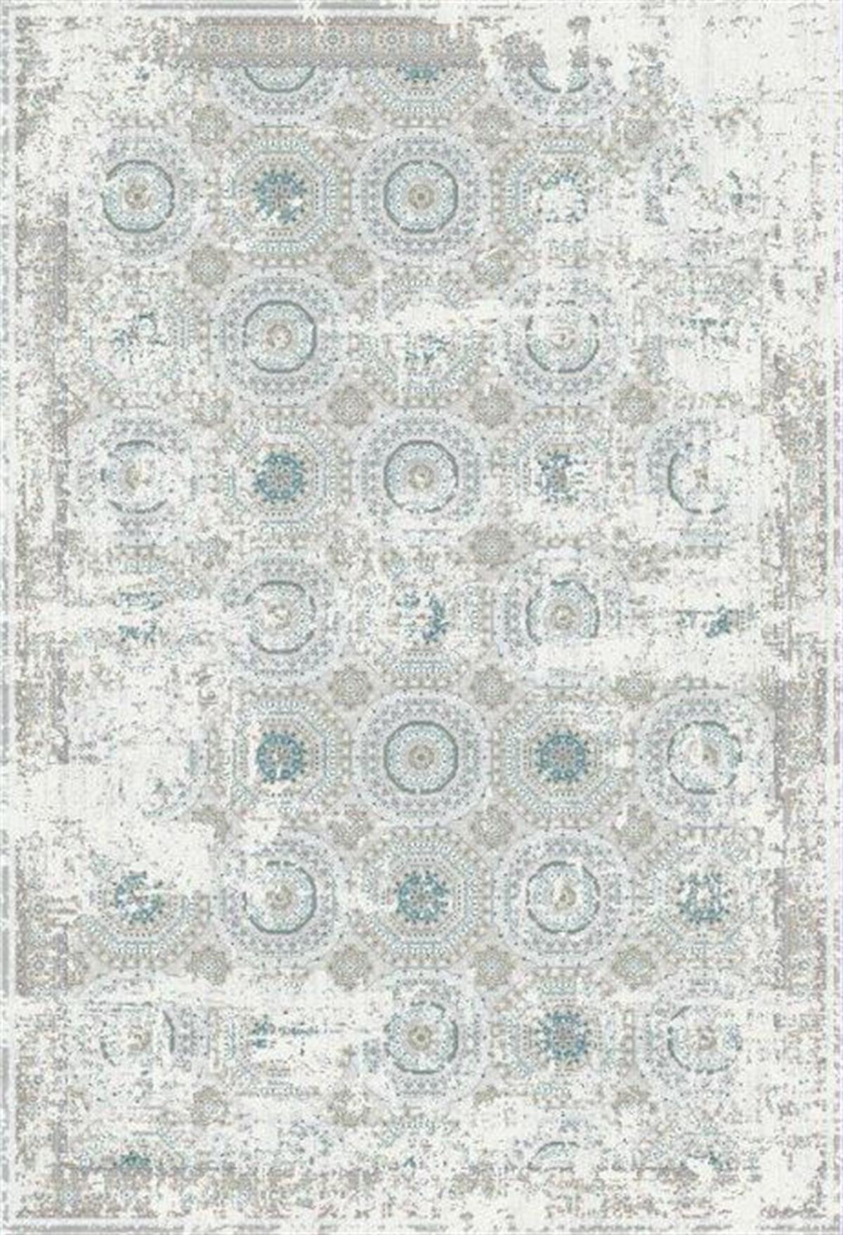 Elexsus Olimpos 1952 Çok Renkli 8 mm Viskon Silinebilir Yıkanabilir Orta Kaymaz Dikdörtgen Makine Dokuma Oturma Odası-Salon Halısı 160x230 cm