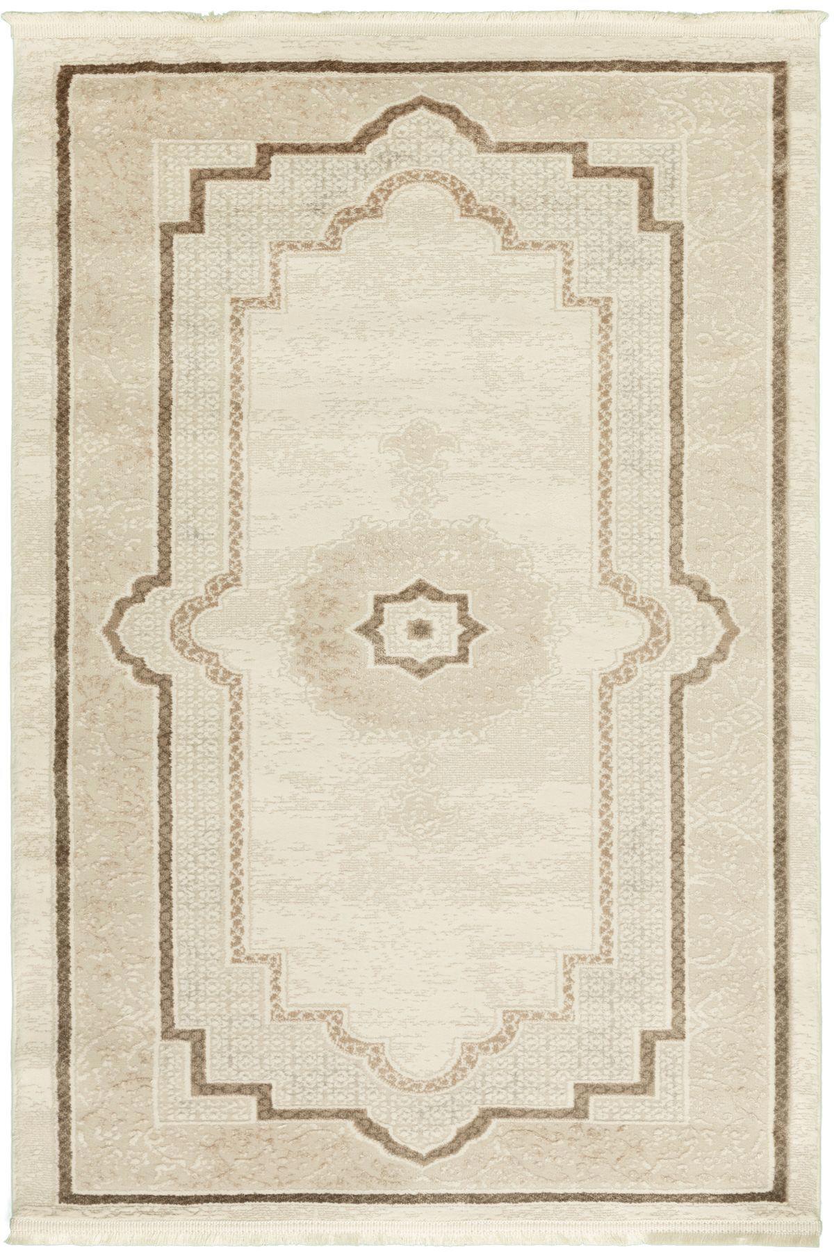 Tuğra Halı Bloom BM02 Çok Renkli 10 mm Akrilik Toz Tutmaz Yıkanabilir İnce Dikdörtgen Makine Dokuma Antre-Oturma Odası-Salon-Yatak Odası Halısı 200x290 cm