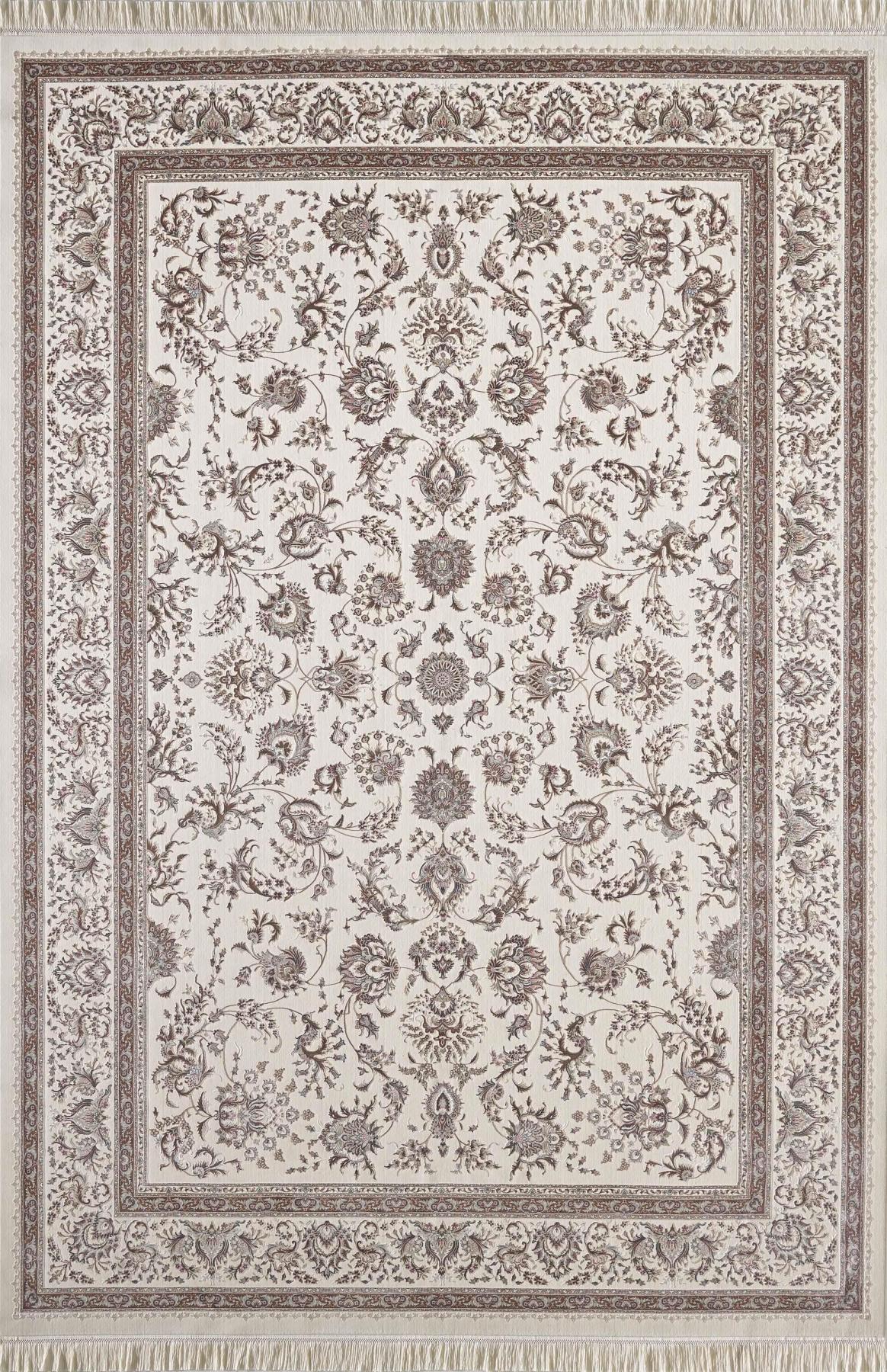 Gümüşsuyu İpekzade120 11378 Krem 6 mm İpek Yıkanabilir İnce Kaymaz Dikdörtgen Makine Dokuma Oturma Odası-Salon Halısı 80x150 cm
