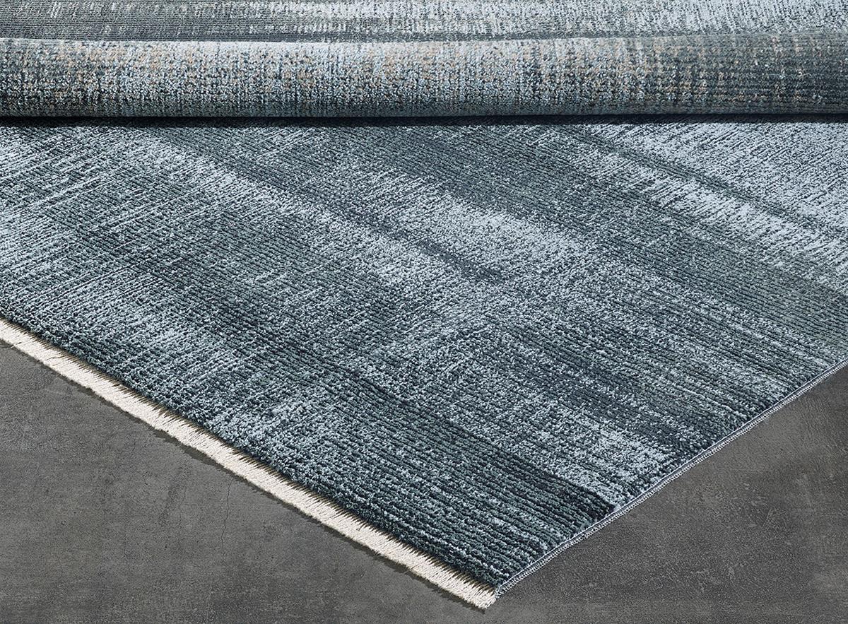 Gümüşsuyu Ecocycle 11452 Çok Renkli 8 mm Polyester Silinebilir Yıkanabilir Orta Kaymaz Dikdörtgen Makine Dokuma Salon Halısı 80x500 cm