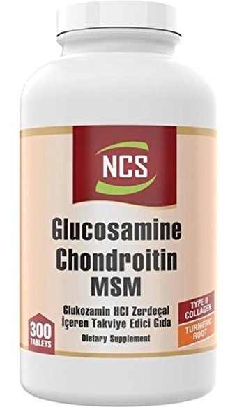 Ncs Glucosamine Chondroitin Msm Aromasız Yetişkin Vitamin 300 Tablet
