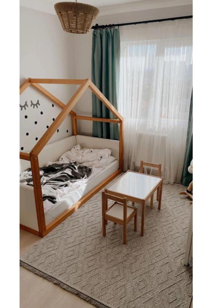 Homeva 8521 Çok Renkli 6-12 mm Polyester Yıkanabilir Orta Kaymaz Dikdörtgen Makine Dokuma Salon Halısı 80x200 cm