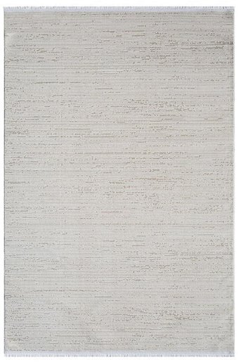 Kreasyon Halı KD007 Krem 9 mm Polyester Yıkanabilir İnce Dikdörtgen Makine Dokuma Salon Halısı 180x250 cm