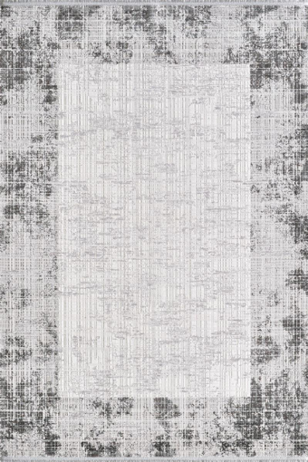 Royal Halı Mystic QM01D Çok Renkli 6 mm Viskon Antibakteriyel Yıkanabilir Kalın Kaymaz Lateks Taban Dikdörtgen Makine Dokuma Salon Halısı 100x200 cm