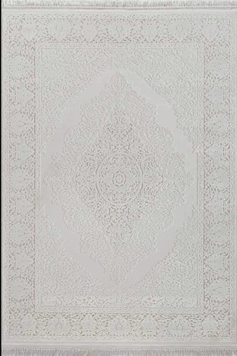Flora Halı Avangard 6717A Çok Renkli 4 mm Bambu-Viskon Silinebilir Yıkanabilir Dikdörtgen Makine Dokuma Salon Halısı 160x230 cm