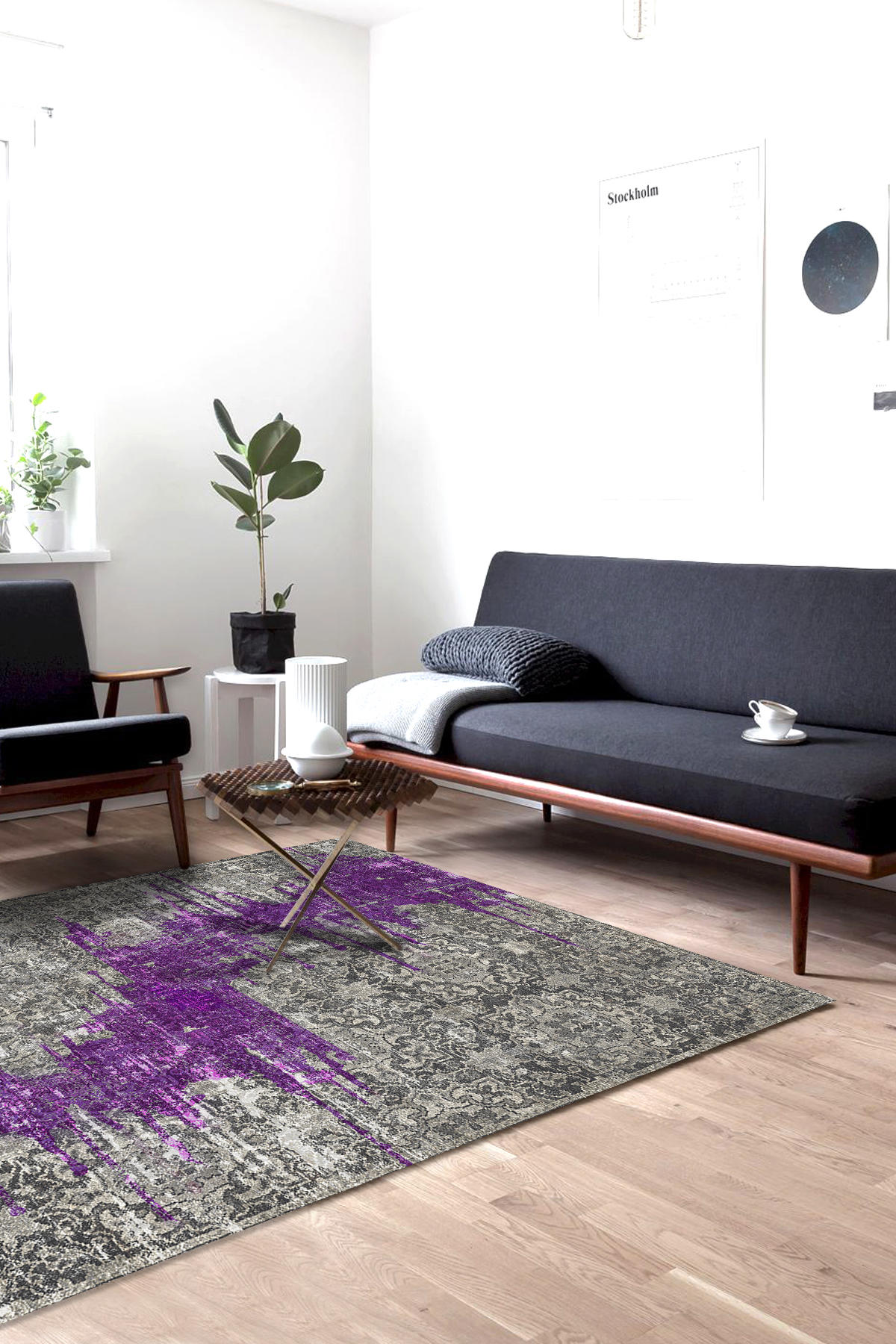 Latte Dizayn Zeta Krem 0.5 mm Pamuk Antialerjenik Yıkanabilir İnce Kaymaz Taban Dikdörtgen Makine Dokuma Antre-Çocuk Odası-Salon-Yatak Odası Halısı 120x180 cm