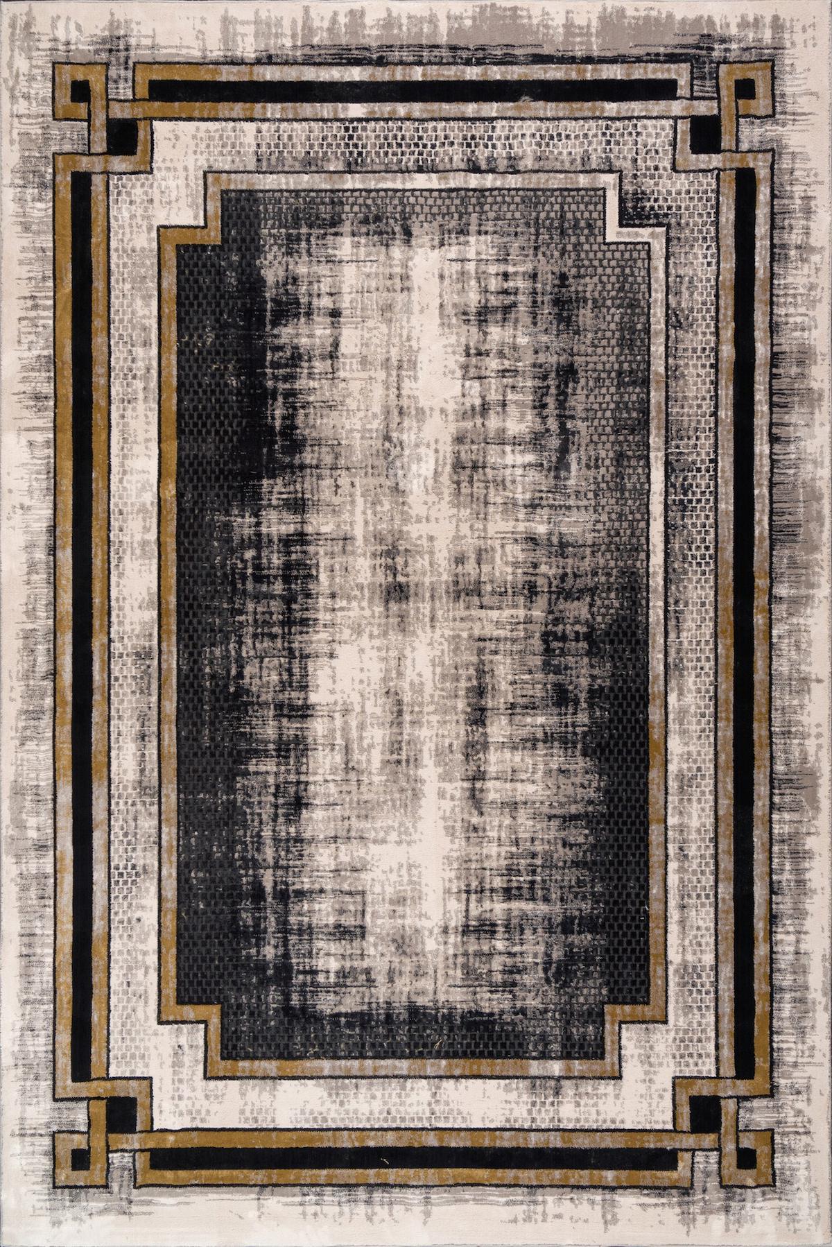 Home Dream Lykia LYK002 Antrasit 9 mm Polipropilen Yıkanabilir Orta Kaymaz Pamuk Taban Dikdörtgen Makine Dokuma Çocuk Odası Halısı 100x300 cm