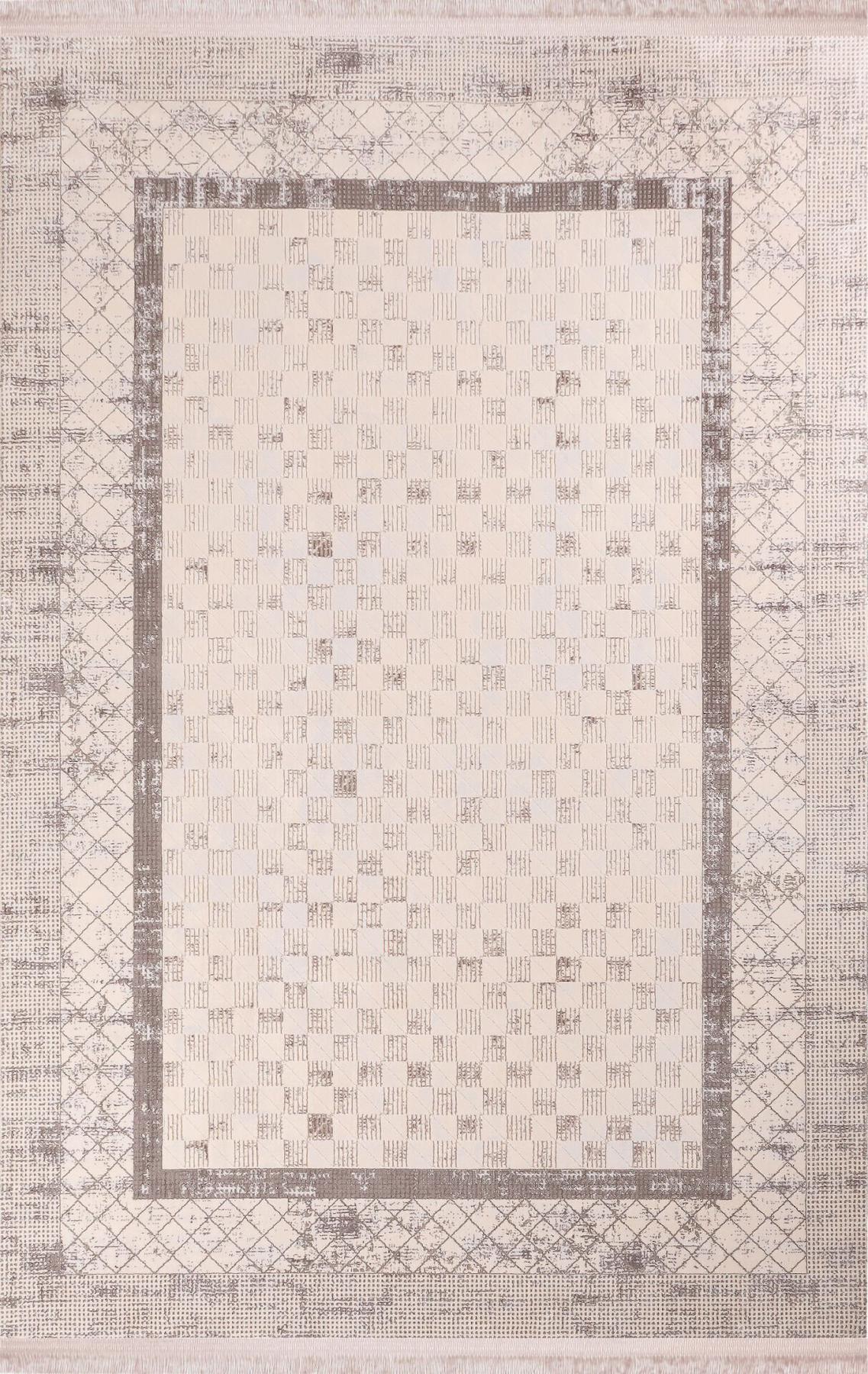 Nexus 4727A Çok Renkli 8 mm Akrilik-Viskon Yıkanabilir İnce Dikdörtgen Makine Dokuma Salon Halısı 80x200 cm