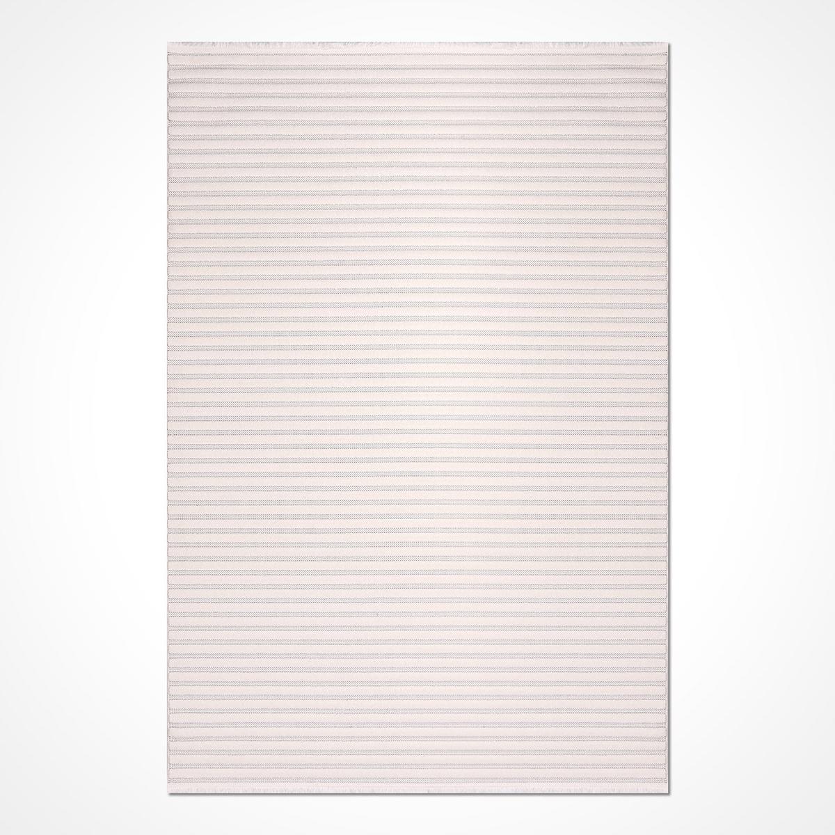 Dekozer Çok Renkli 8 mm Akrilik Yalıtıma Yardımcı Yıkanabilir İnce Pamuk Taban Dikdörtgen Makine Dokuma Salon Halısı 120x180 cm