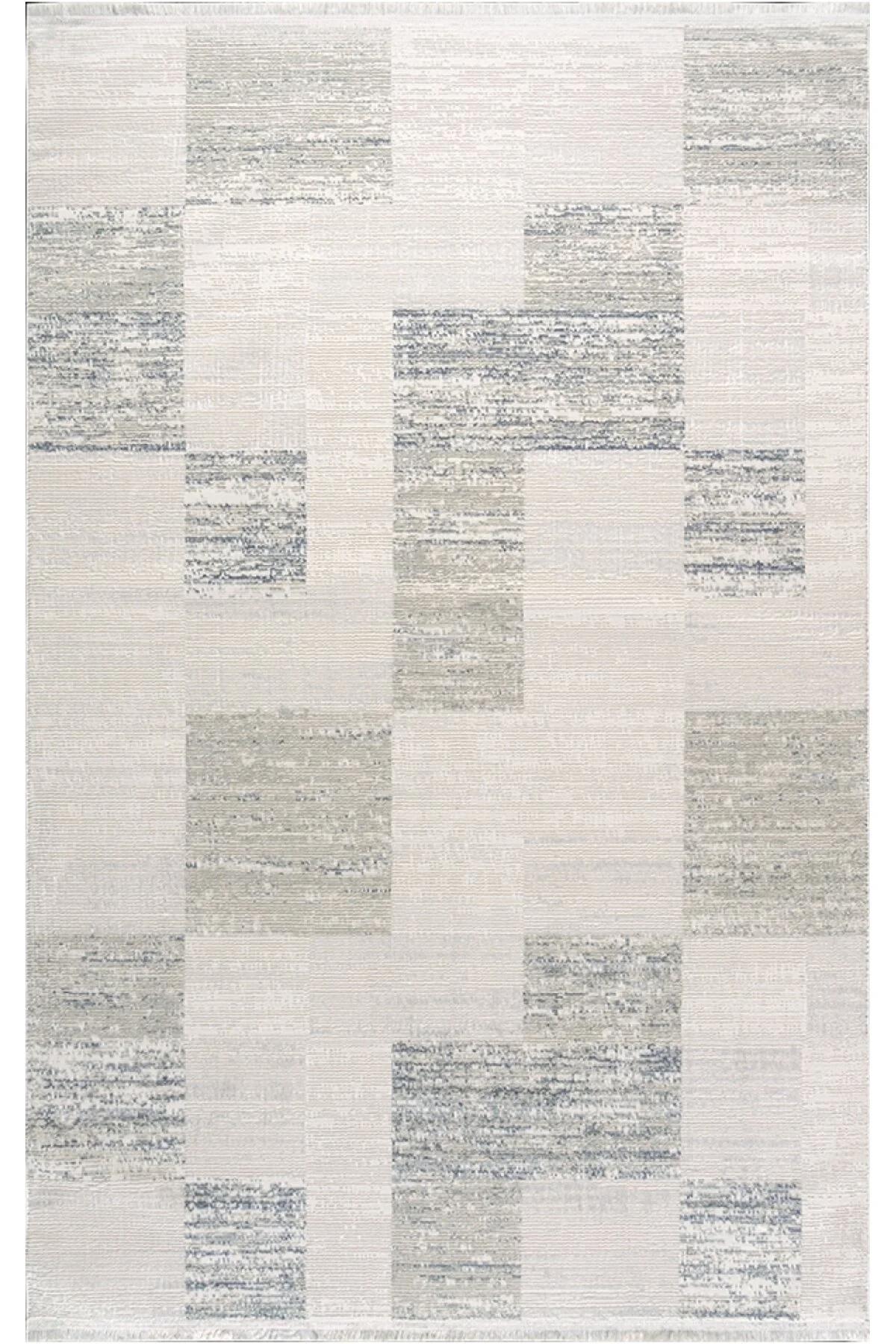 Padişah Aspen 62751 Krem 2 mm Polyester Toz Tutmaz Yıkanabilir İnce Dikdörtgen Makine Dokuma Salon Halısı 160x230 cm