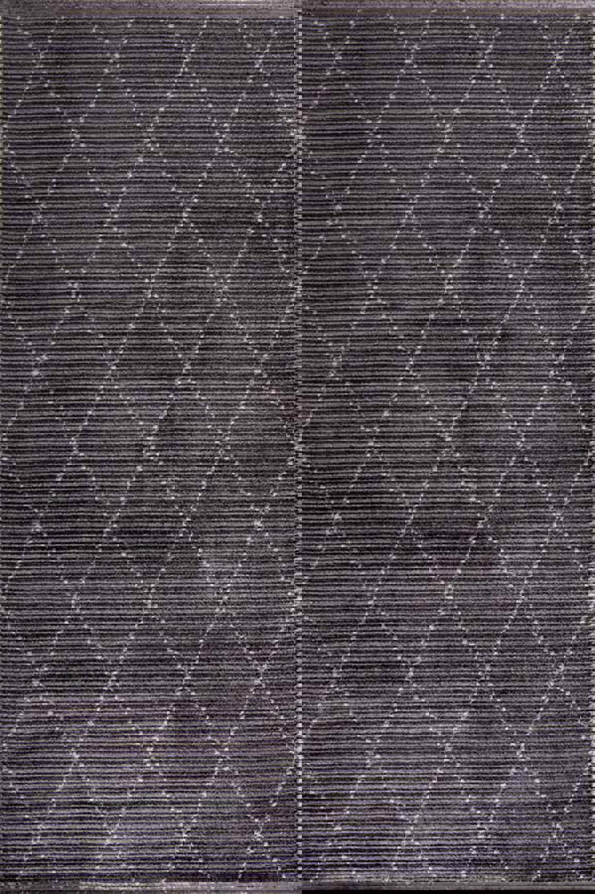Enti Halı Velar 3606 Antrasit 8 mm Polyester Silinebilir Yıkanabilir Orta Dikdörtgen Makine Dokuma Salon Halısı 200x290 cm