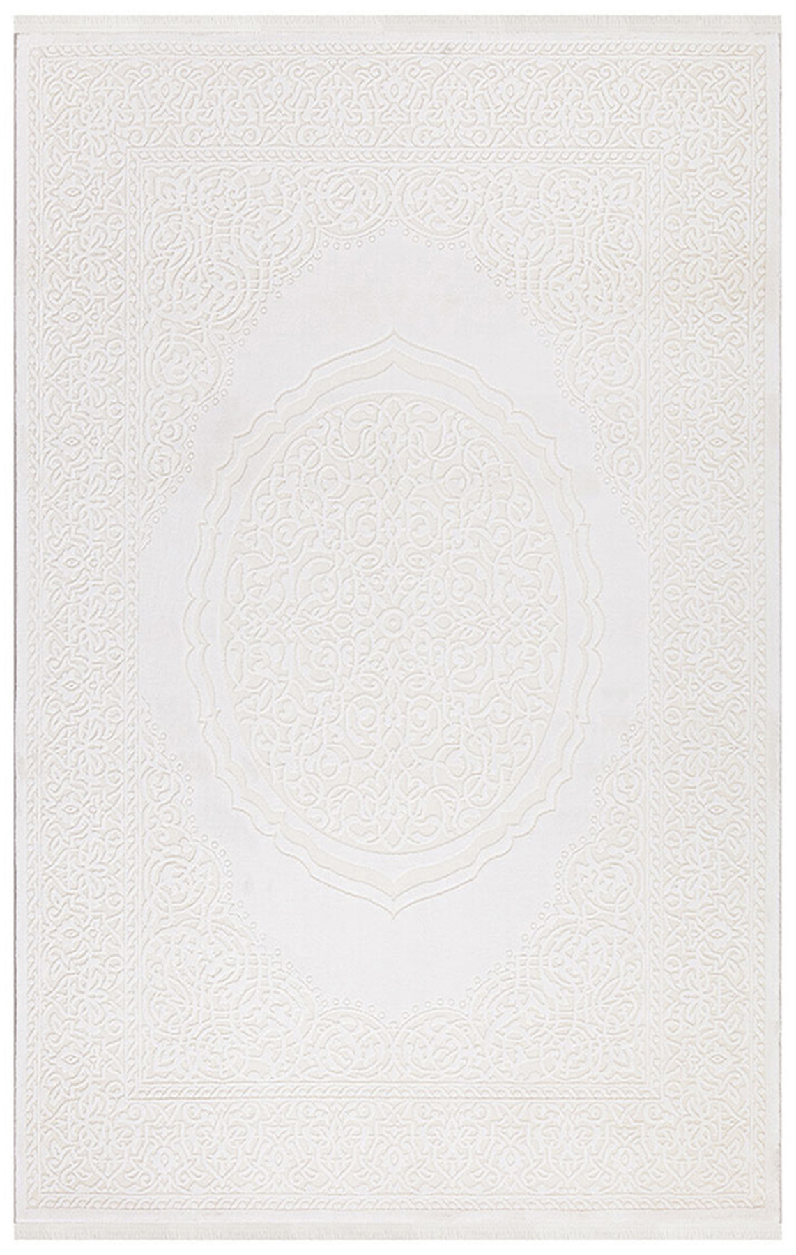 İpek Mekik Halı Gaspara 14560 Pembe 10 mm Akrilik Yıkanabilir Orta Kaymaz Pamuk Taban Dikdörtgen Makine Dokuma Antre-Çocuk Odası-Salon-Yatak Odası Halısı 80x150 cm