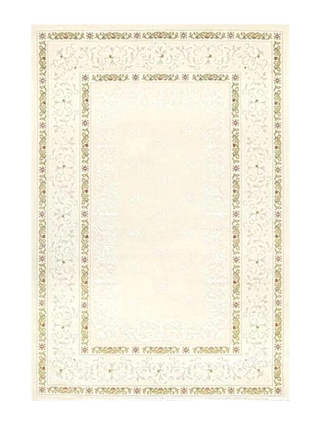 Pierre Cardin Venice 2739B Altın - Krem 13 mm Akrilik Yumuşak Yıkanabilir Kalın Kaymaz Dikdörtgen Makine Dokuma Salon Halısı 180x180 cm