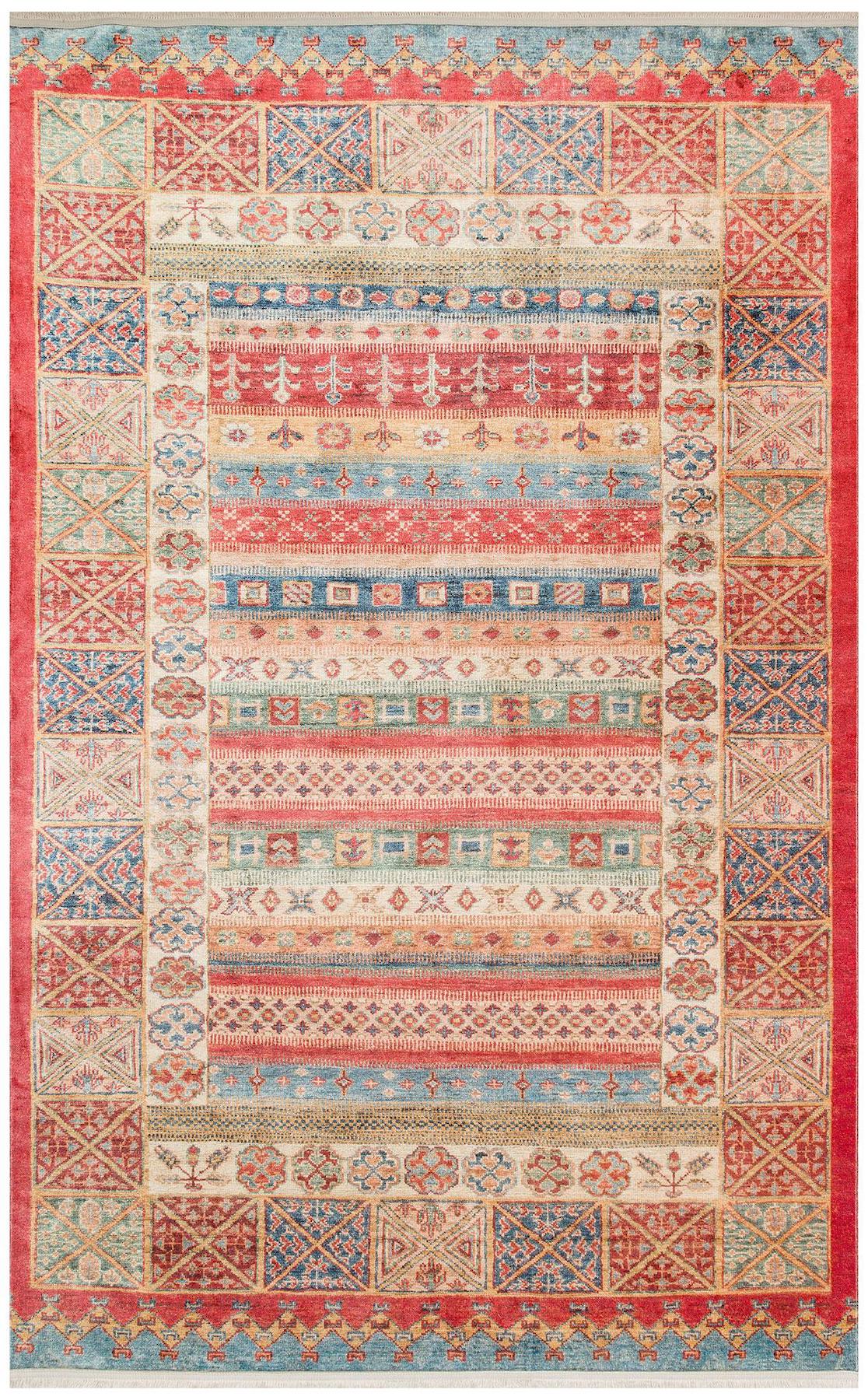 Eko Halı Antique ATK4 Krem 6 mm Polyester Silinebilir Yıkanabilir İnce Kaymaz Dikdörtgen Makine Dokuma Salon Halısı 200x290 cm