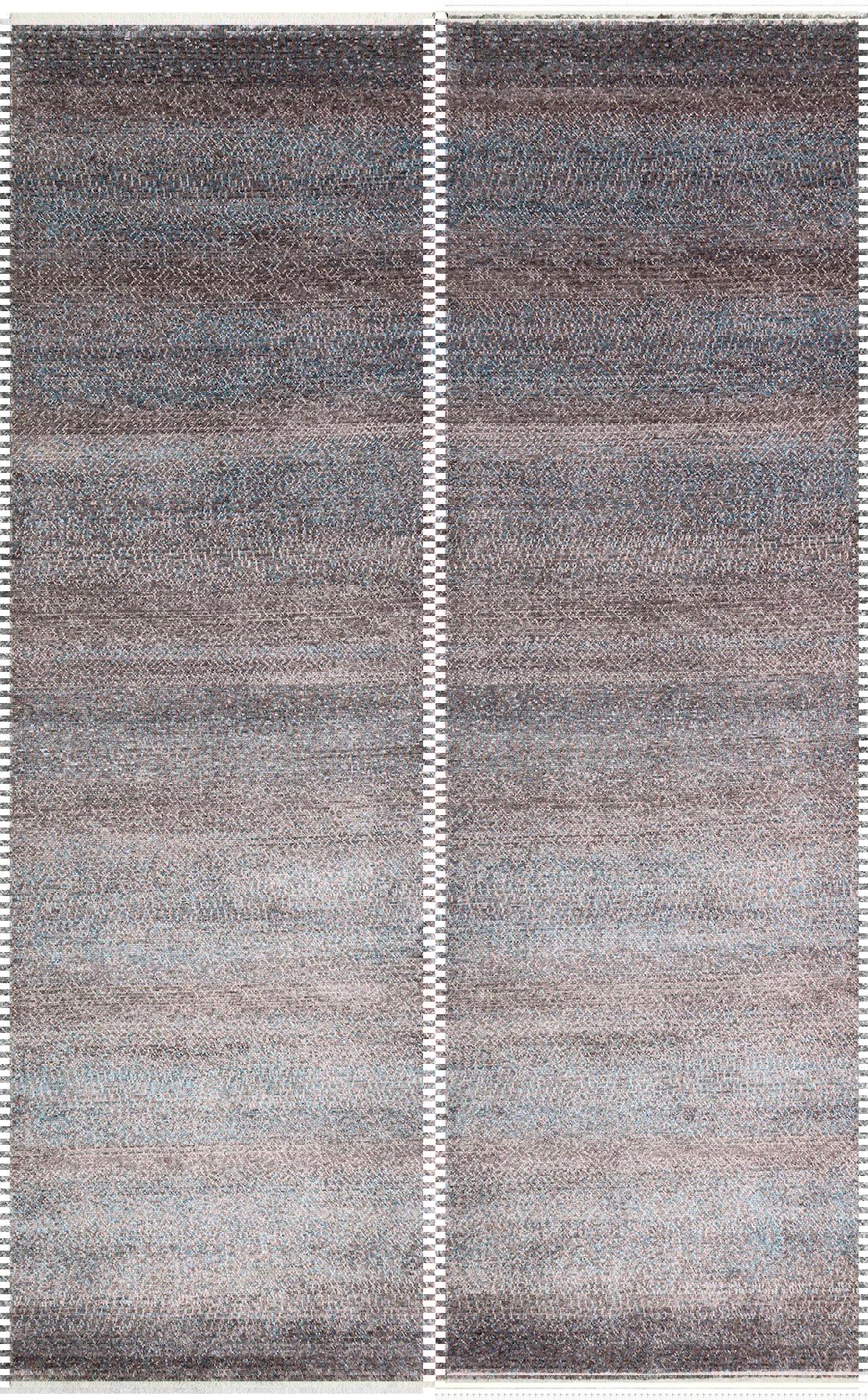 Eko Halı Mystic MS02 Antrasit 7.5 mm Akrilik Silinebilir Yıkanabilir Orta Kaymaz Dikdörtgen El Dokuması Oturma Odası-Salon Halısı 80x150 cm