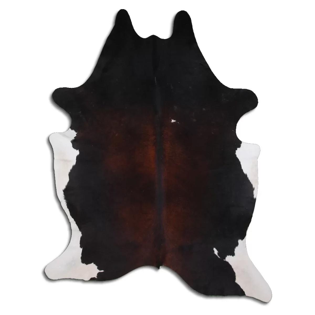Fiesta Leather Art 66113 Krem 51 mm Deri Toz Tutmaz Yıkanabilir İnce Kaymaz Deri Taban Oval Makine Dokuma Salon Halısı 80x100 cm