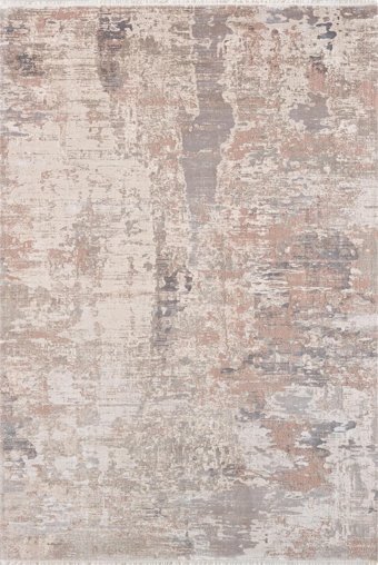 Elexsus Olimpos 1931 Pembe 8 mm Viskon Silinebilir Yıkanabilir Orta Kaymaz Dikdörtgen Makine Dokuma Oturma Odası-Salon Halısı 200x300 cm